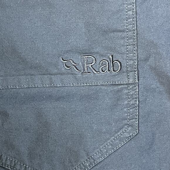Rab Shorts Mens 36 Blue Performance Stretch Mid Rise Zipper Fly Hiking Outdoor - Picture 10 of 13